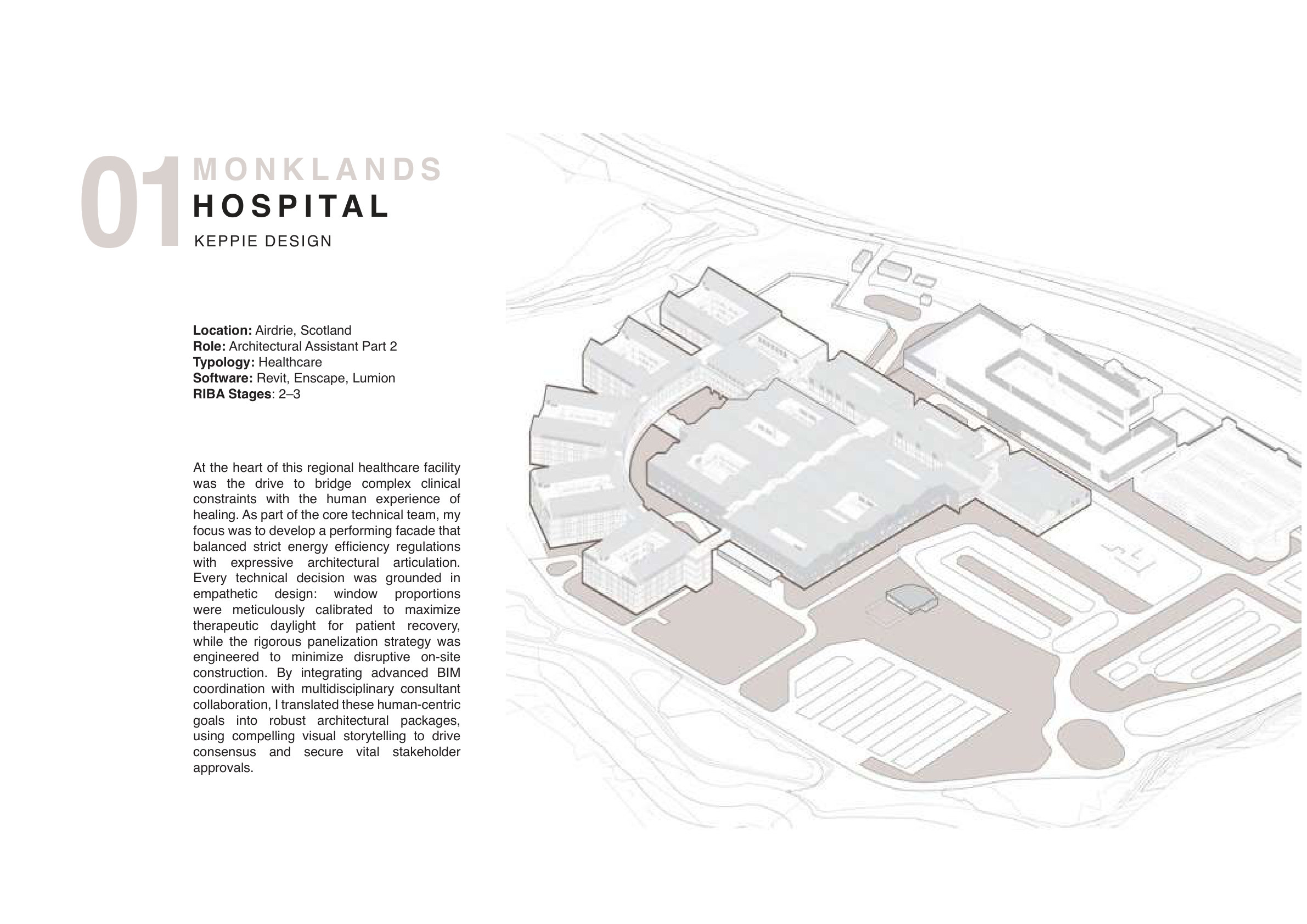 Monklands Hospital overview page